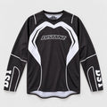 Front view of the black Midnight 22 Motocross Jersey