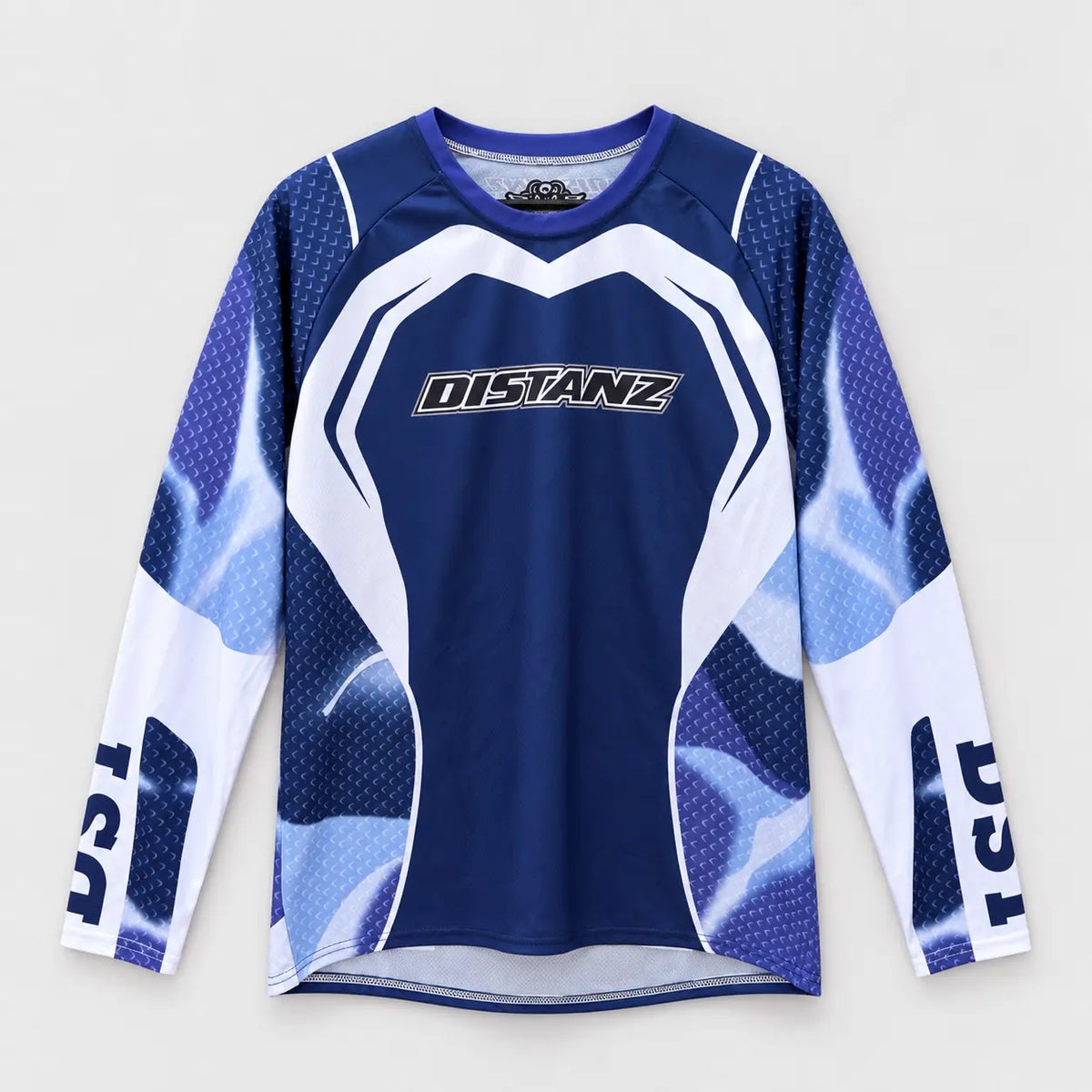 Front view of the Blue 22 Motocross Jersey